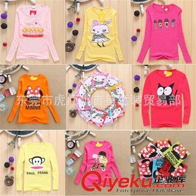 東莞童裝工廠直批 439款混批7-10歲女童長袖T恤外貿(mào)貨品批發(fā)指南